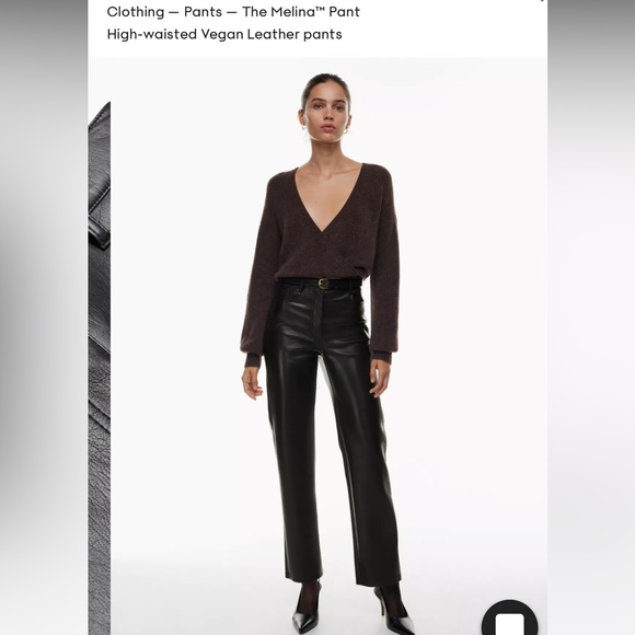 New Aritzia Melina Pants (size 0) - Picture 1 of 6